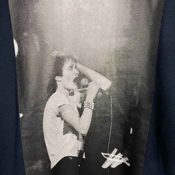 WE11DONE Black And Navy Reversible Gig T-shirt - Picture 2 of 9